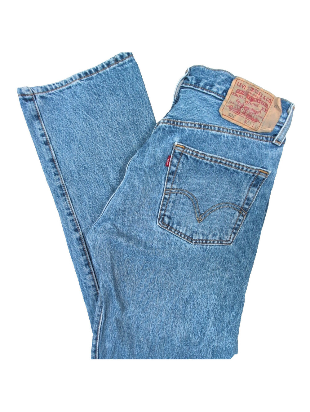 Levi’s 501 Original Fit Jeans Men’s W33 L32 Button Fly Repaired Seat